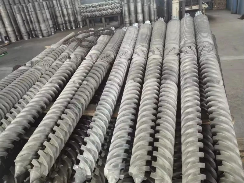 Wear-Resistant Conical Twin Screw Barrel for Plastic Recycling 3001 Wear-Resistant Conical Twin Screw Barrel for Plastic Recycling 3001